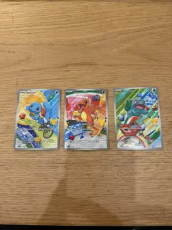Pokemon TCG First Partner Illustration Collection Series 1: Kanto Gen 1 Starters - Image 1