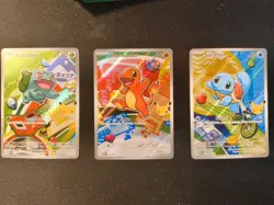 Pokemon TCG First Partner Illustration Collection Series 1 Kanto GEN 1 Starters - Image 1