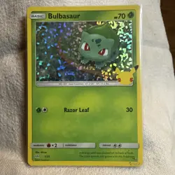 Bulbasaur #1/25 - McDonald's 25th Anniversary Promo - Holo Pokemon Card - Image 1