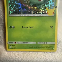 Bulbasaur #1/25 - McDonald's 25th Anniversary Promo - Holo Pokemon Card - Image 2