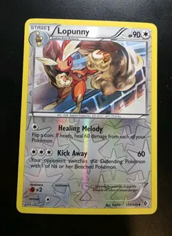 Lopunny 117/149 Boundaries Crossed Reverse Holo Uncommon Pokemon Card - LP - Image 1