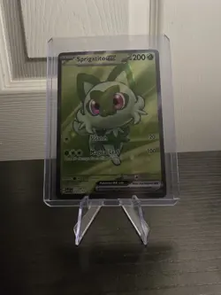 Pokemon Sprigatito EX 251/217 Holo ASC Basic Grass Pokemon TCG Card - Image 1