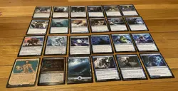 Blue MTG Cards Lot Rare, Foil, Land, And More Magic The Gathering Cards - Image 1