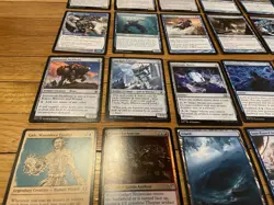 Blue MTG Cards Lot Rare, Foil, Land, And More Magic The Gathering Cards - Image 3