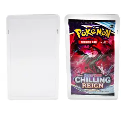 Pokemon Booster Pack Acrylic Case Holder for Magic, Yu-Gi-Oh With Magnetic Top - Image 1