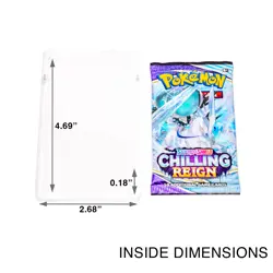 Pokemon Booster Pack Acrylic Case Holder for Magic, Yu-Gi-Oh With Magnetic Top - Image 2