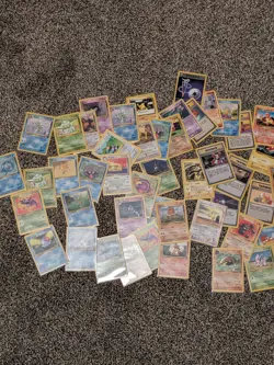 Vintage Pokemon Card Lot WOTC Various Conditions/ Squirtle, Diglett, Haunter - Image 1