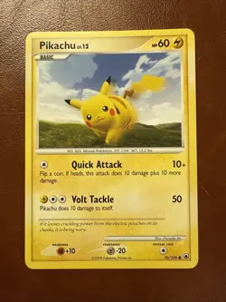 Pokemon TCG Card 2008 Majestic Dawn - Pikachu 70/100 - Image 1