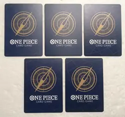 Lot of 5 Japanese ONE PIECE Cardgame Super Rare Card Set TCG - Image 2