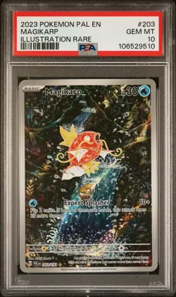 PSA 10 Magikarp Paldea Evolved 203/193 Illustration Rare TCG Pokemon CARD - Image 1
