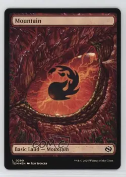 Mountain (Dragon Eye Full Art) Foil Magic: Tarkir: storm TDM #0290 - Image 1