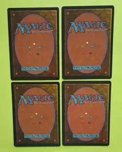 Magic the Gathering MTG The Dark ASHES TO ASHES X 4 LP/EX C 1994 Vintage Nice! - Image 2