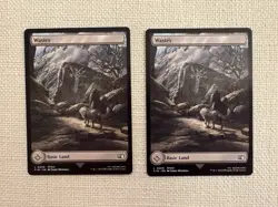 2x Wastes L0309 Full Art Final Fantasy Magic the Gathering MTG NM - Image 1