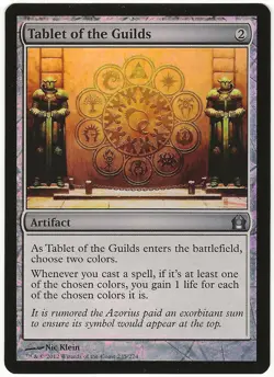 MTG Tablet of the Guilds FOIL Return to Ravnica Uncommon LP - Image 1