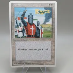 Wizards of the Coast Crusade 4th Edition Regular Enchantment Rare Mark Poole LP - Image 1