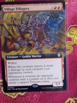 Extended Village Pillagers Lorwyn Eclipsed Magic The Gathering MTG red goblin - Image 1