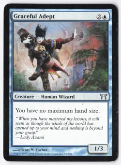 Graceful Adept Normal U Champions of Kamigawa 63 LP - Image 1