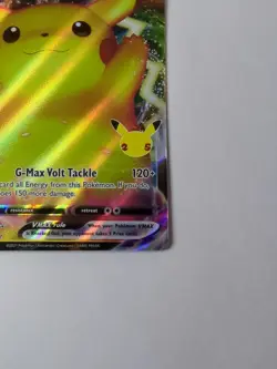 Pikachu VMAX SWSH062 Full Art Rare Promo NM | Celebrations 25th Anniversary - Image 5