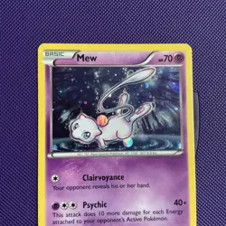 Mew XY192 Holo Ultra Rare Black Star Promo NM-/LP+ Pokemon TCG - Image 3