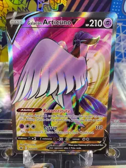 Galarian Articuno V 169/198 Full Art Pokemon TCG S&S Chilling Reign - Image 1