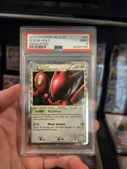 2010 Pokemon Heartgold & Soulsilver Undaunted Scizor Prime #84 Holo Rare - Image 1