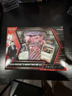 Pokemon TCG Cards Team Rocket's Mewtwo Ex Box New Factory Sealed - Image 1