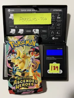 (HEAVY)🔥 22.59g Pokemon TCG Ascended Heroes Booster Pack Factory Sealed✅ - Image 1