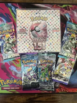 JAPANESE Pokemon Card 151 SEALED BOOSTER BOX + 5 packs - Image 1