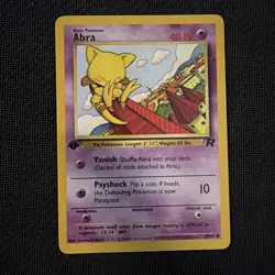 Pokemon Dark Kadabra #39/82 Team Rocket 1st Edition + Agra 1st edition - Image 2