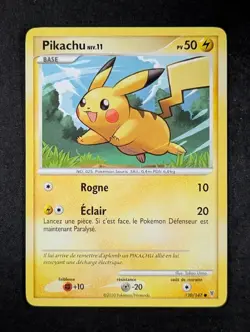 2009 Pokemon PIKACHU #120/147 Supreme Victors Common Regular French - Image 1