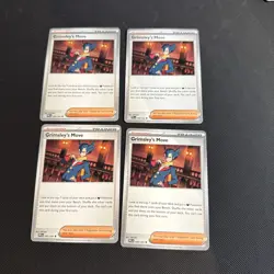 x4 Grimsley's Move 090/094 - ME02 Phantasmal Flames PFL - Pokemon NM/M English - Image 1