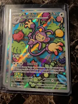 Ambipom - 107/094 Holo PFL ME02: Phantasmal Flames IR Illustration Rare Pokemon - Image 1