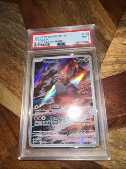 2023 Pokemon Groudon Illustration Rare Par en Paradox Rift 199/182 PSA 9 Mint - Image 1