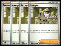 Pokemon TCG 4x Tarragon 085/088 2026 POR Uncommon Playset - NM/LP - Image 1
