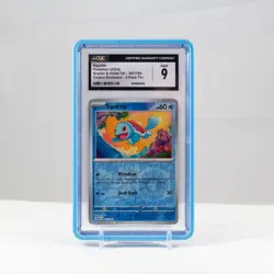 Pokemon Squirtle Reverse Holo #7 Pokemon 151 Costco Ex Promo CGC 9 Mint - Image 1
