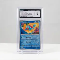 Pokemon Squirtle Reverse Holo #7 Pokemon 151 Costco Ex Promo CGC 9 Mint - Image 2