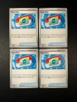 Poke Pad 081/088- Playset of 4 - Pokemon TCG: Perfect Order - English NM - Image 1