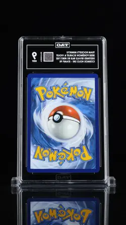 2025 Pokemon Team Rocket's Cosmic Holo Stamped Mimikyu #087/182 TAG 9 - Image 2