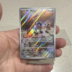 Pokemon Mr. Mime 179/165 Sv: Scarlet & Violet 151 Illustration Rare Holo Basic - Image 1