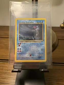 Shining Gyarados 65/64 Neo Revelation Secret Rare Vintage Pokemon SWIRL - Image 1