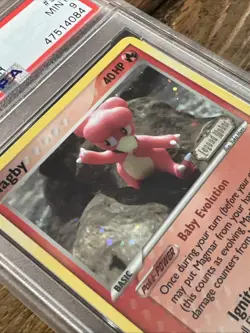 Magby 58/92 EX Legend Maker Reverse Holo Pokemon Card. PSA MINT 9 LOW POP - Image 2
