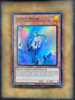 Yugioh Effect Veiler RA01-EN003 Super Rare 1st Ed NM - Image 1
