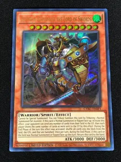 Yugioh Tsumucha-Kutsunagi The Lord of Swords CYAC-ENSP1 Ultra (NM) - Image 1