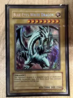 Blue-Eyes White Dragon BPT-003 Secret Rare Yugioh - Image 1
