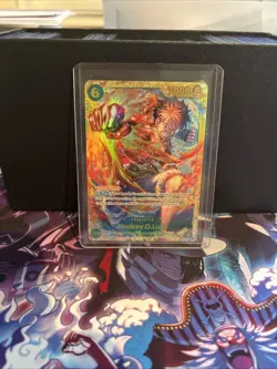 One Piece TCG Monkey.D.Luffy OP13-118 SEC Carrying On His Will ENGLISH NM Secret - Image 1