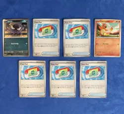 Pokemon TCG Poke Pad 198/217 Lot of 5 W/ Charmander & Gastly Promo Ascended Hero - Image 1