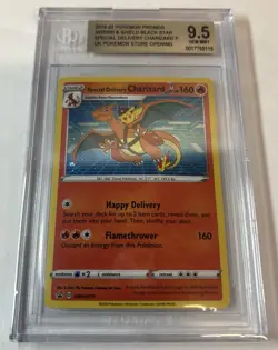 2019-22 Pokemon Special Delivery Charizard BGS 9.5 LOT🔥 NO SUBGRADES W SWIRL - Image 3