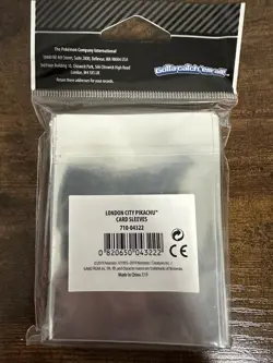 Official Pokemon Center London City Pikachu Card Sleeves deck shield (65 count) - Image 2