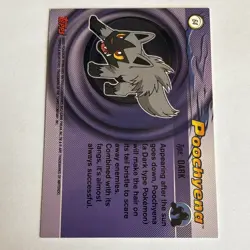 2003 Topps Pokemon Advanced Series Poochyena Dark Type Card #64 - Image 2