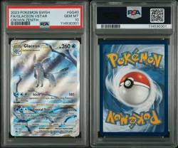 Pokemon Glaceon VSTAR GG40/GG70 Crown Zenith Galarian Gallery PSA 10 Holo Card - Image 3